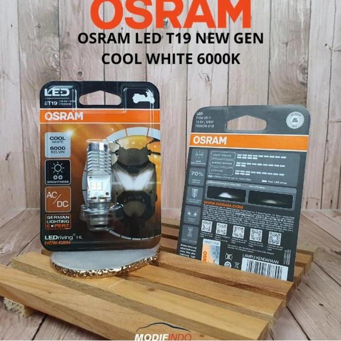 BEBAS ONGKIR - OSRAM LAMPU LED M5 T19 SEPEDA MOTOR