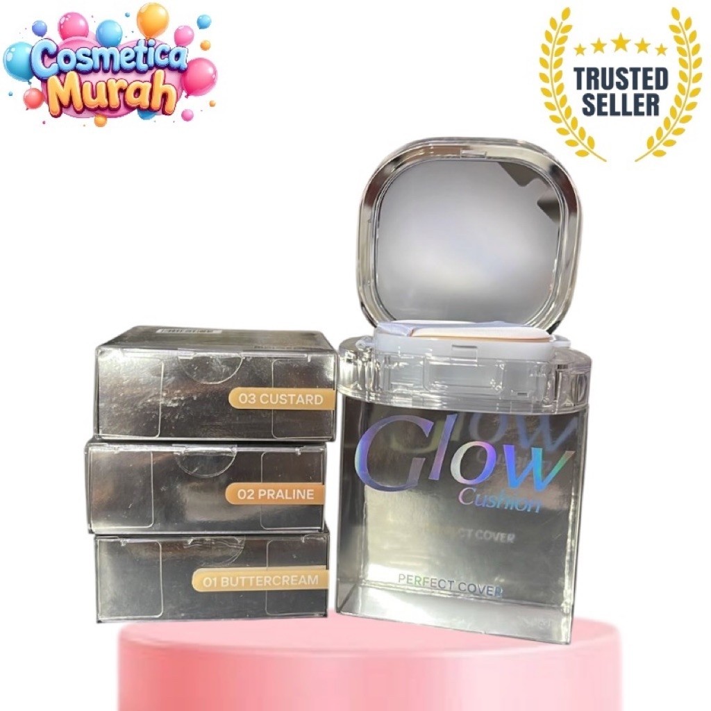 bp.uz} [box silver] GLAD2GLOW perfect cushion glow lebih glowing sehat dan tahan lama