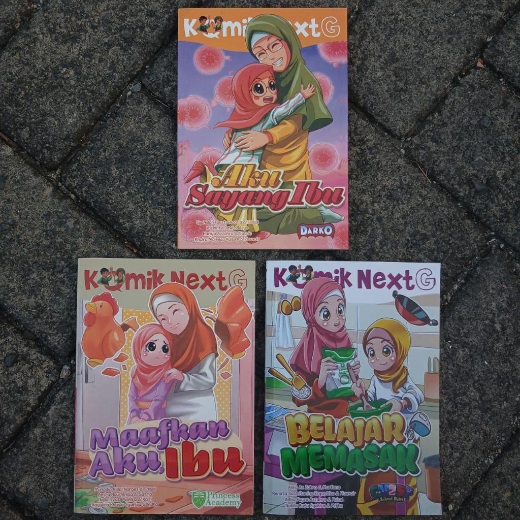 ( OBRAL ) PAKET 3 KOMIK ANAK ANAK // KOMIK ISLAMI // KOMIK BESTSELER // BELAJAR MEMASAK // MAAFKAN I