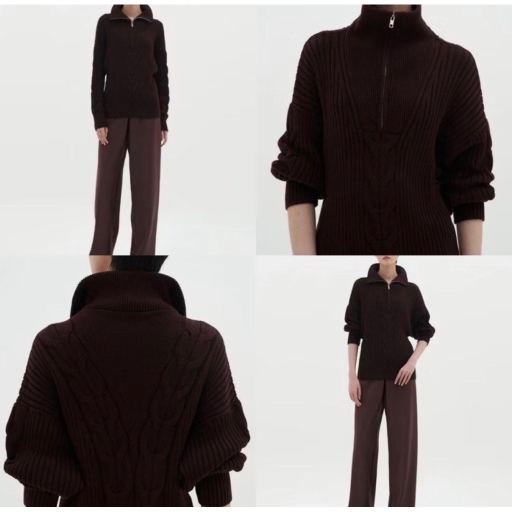 duma emme sweater maroon all size ready like new preloved