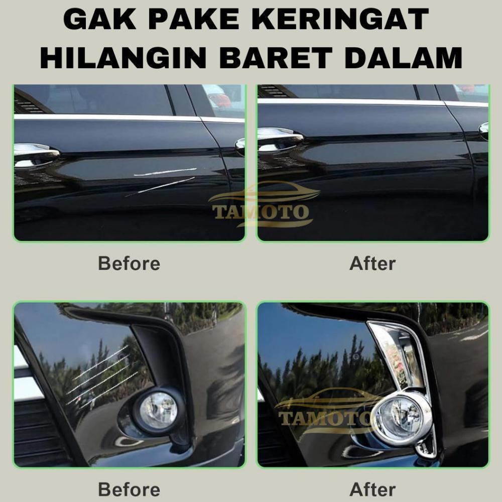 murah spidol baret / cat anti baret penghilang goresan mobil motor original warna hitam metalik dan 