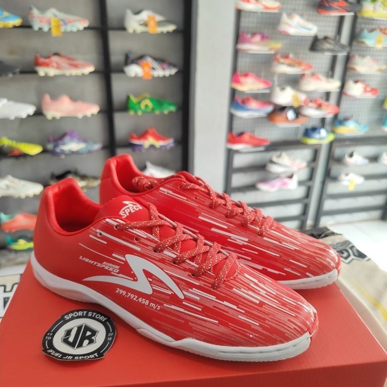 Sepatu Futsal LS Reborn  Merah Putih In