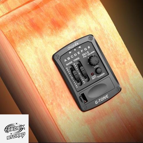Cherub GU-3 Akustik Ukulele Preamp Pickup Ukulele Tuner Chromatic