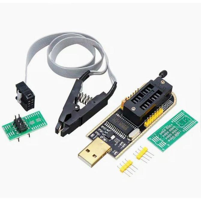 BYD01 USB PROGRAMER CH341A LENGKAP PENJEPIT EEPROM FLASH IC EEPROM FLASH