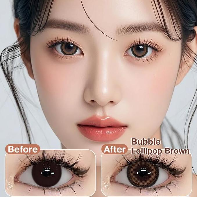 Eyekit- Uyaai Softlens Lollipop Color Lensa Lens B Eyes 14.2Mm-15 Mm 6 Month Soflen