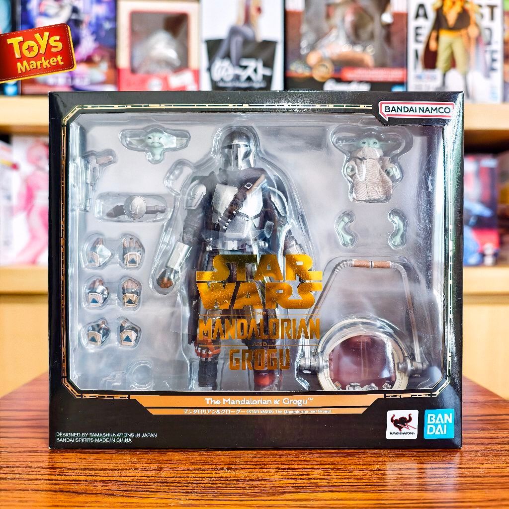 BANDAI SHF STAR WARS The Mandalorian & Grogu