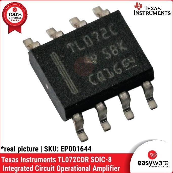 Ic Tl072 Smd Ic Op Amp Texas Instruments Tl072Cdr Soic-8 Original Ic Fet Input Amplifiers