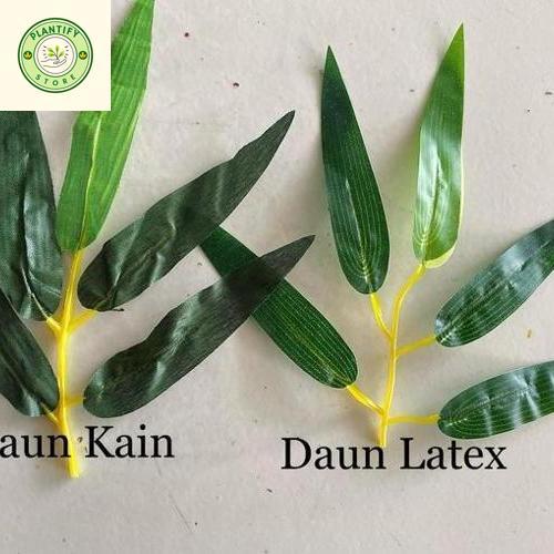 daun bambu artificial- daun bambu plastik