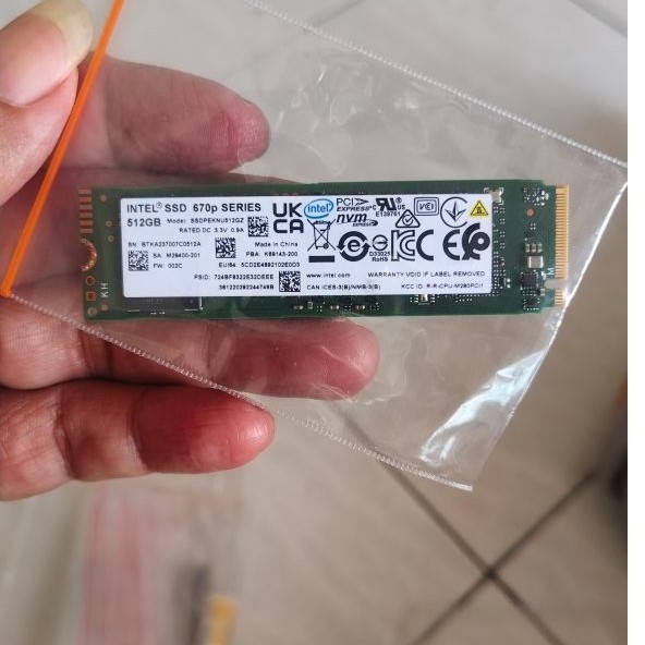 NVME 512G INTEL 670P