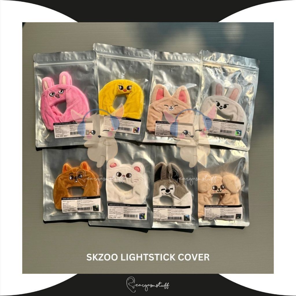 STRAY KIDS SKZOO SCHOOL MAGIC LIGHTSTICK COVER VER 2 PLUSH DOLL OFFICIAL MERCHANDISE MD
