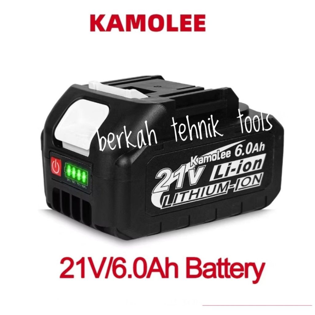KAMOLEE BATERAI BOR IMPACT WRENCH KAMOLEE 21V 6AH KAMOLEE ORIGINAL