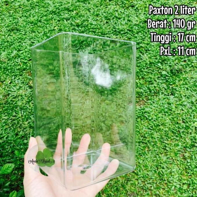 Allthebest- GOJEK toples paxton 2 liter cupang toples solitaire acrylic clear