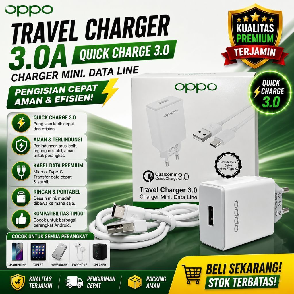tc charger casan Oppo A3s, Oppo A5s, Oppo A15, Oppo A12, Oppo A31, Oppo A37, Oppo A1k, serta OPPO A1