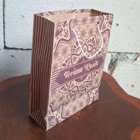 Paperbag Batik / Paperbag Snack Sedang 50pcs