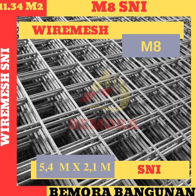 Wiremesh M8 SNI / Wiremesh 8 mm ulir (Grosir & Free Ongkir)