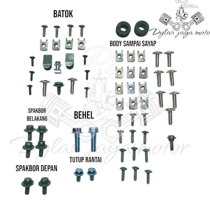 DS304 - PROMO BAUT FULL SET SUZUKI SATRIA FU 150CC//BAUT SET LENGKAP SATRIA FU BARONG