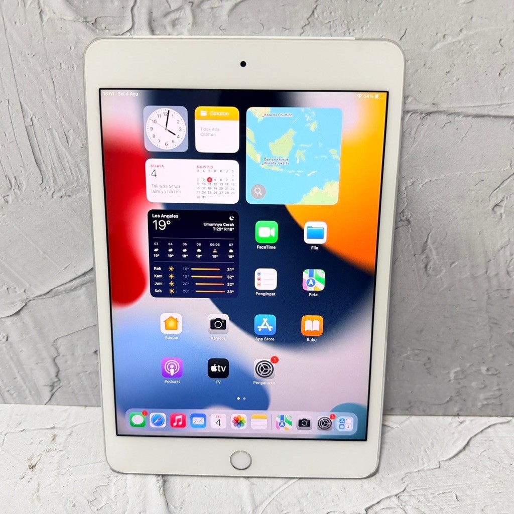 PROMO IPAD MINI 4 128 GB WIFI CELLULAR A1538 SECOND FULLSET