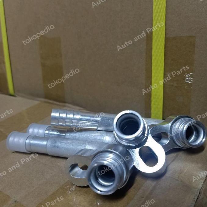 Indocar- Fitting Flesible 5/8 R134 Bengkok Fitting Tancap R134 5/8 Fitting Ac