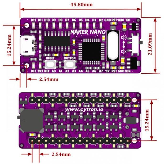 (Garansi) Maker Nano : Simplifying Arduino Nano V3 Compatible