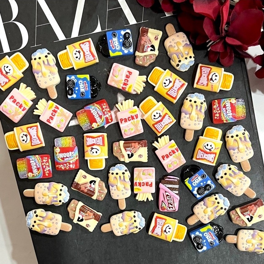 clay/resin food isi 100 pcs