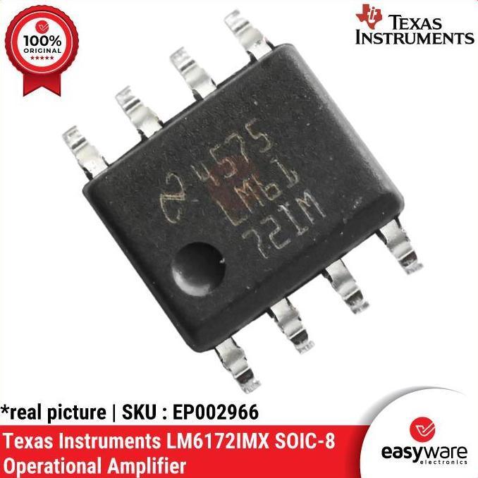 IC LM6172 SMD IC OP AMP ORIGINAL LM6172IMX LM 6172 SOIC-8 IC OPERATIONAL AMPLIFIER SINGLE CHANNEL