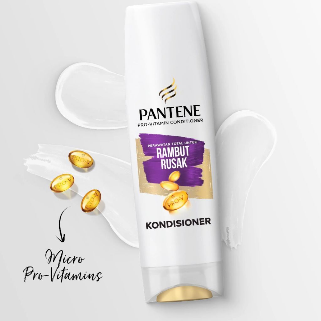 Pantene Pro-Vitamin Conditioner Rambut Rusak Kondisioner dengan Micro Pro-Vitamins