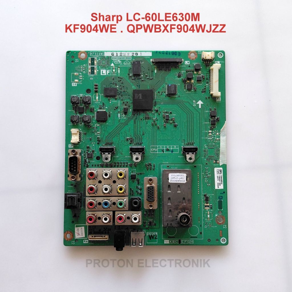 Mainboard LED TV Sharp LC-60LE630M LC 60LE630M Matherboard LCD Aquos KF904WE QPWBXF904WJZZ RDA3301 M