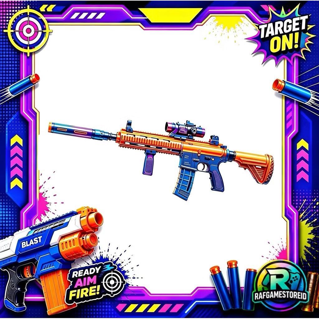 SHENG YE Mainan Anak Water gell blaster M4A6 Tembakan Water Jelly Toys