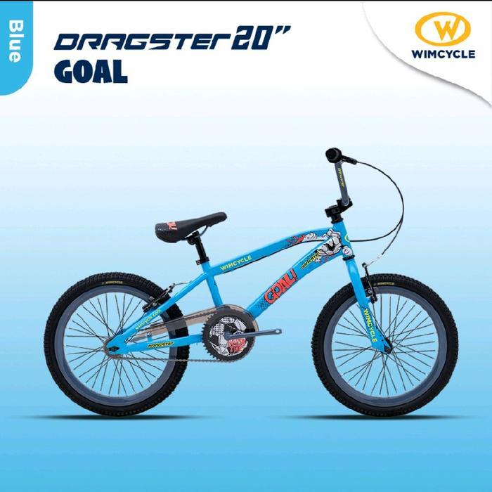 Sepeda bmx 20inch wimcycle Dragster Goal Outdoor - RED