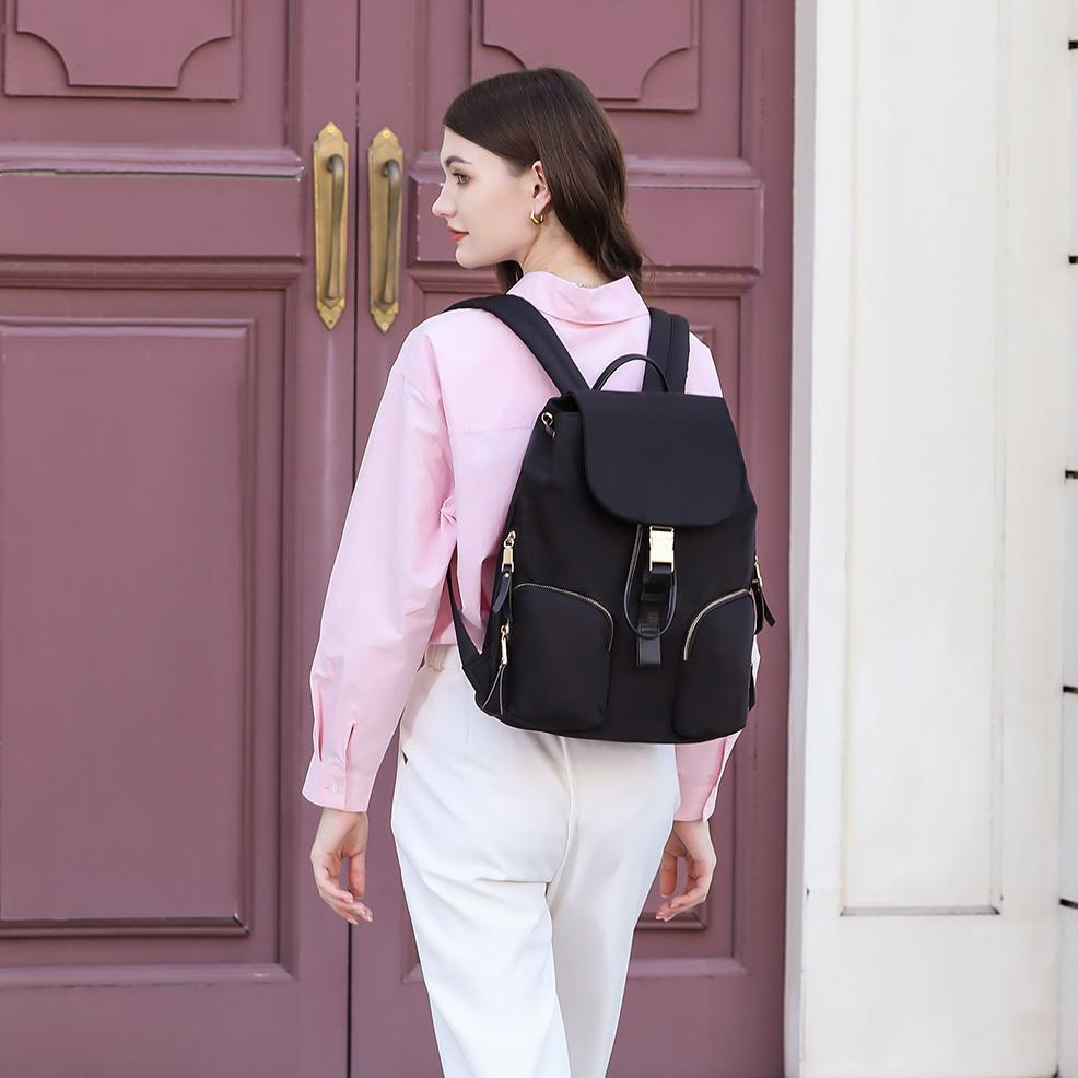 FAVORIT FULL DESIGN FAYE TAS RANSEL WANITA ANTI AIR BACKPACK LAPTOP 14 INCI PELAJAR JALAN-JALAN HANG