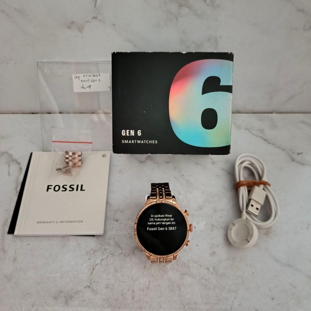 Fossil GEN 6 Smartwatch FTW6077 Bekas - Fullset second