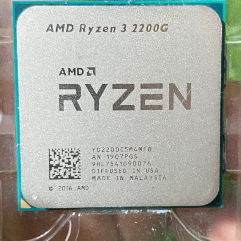 Processor AMD Ryzen 3 2200G Tray Bekas | 4 Core 4 Thread | Vega 8 | Socket AM4