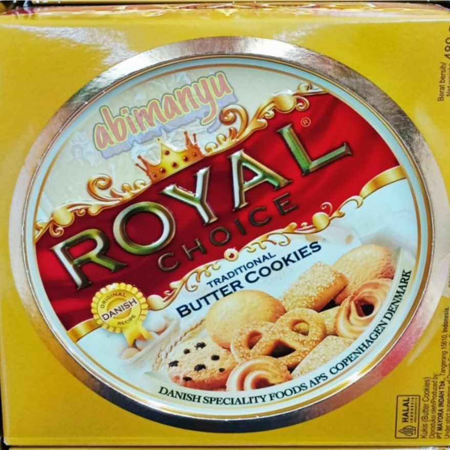 royal choice butter cookies 480 gram