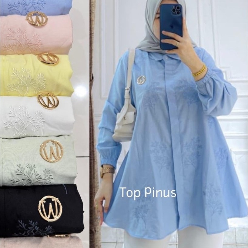 Top Pinus winody/update fashion terbaru winody atasan wanita panjang kekinian