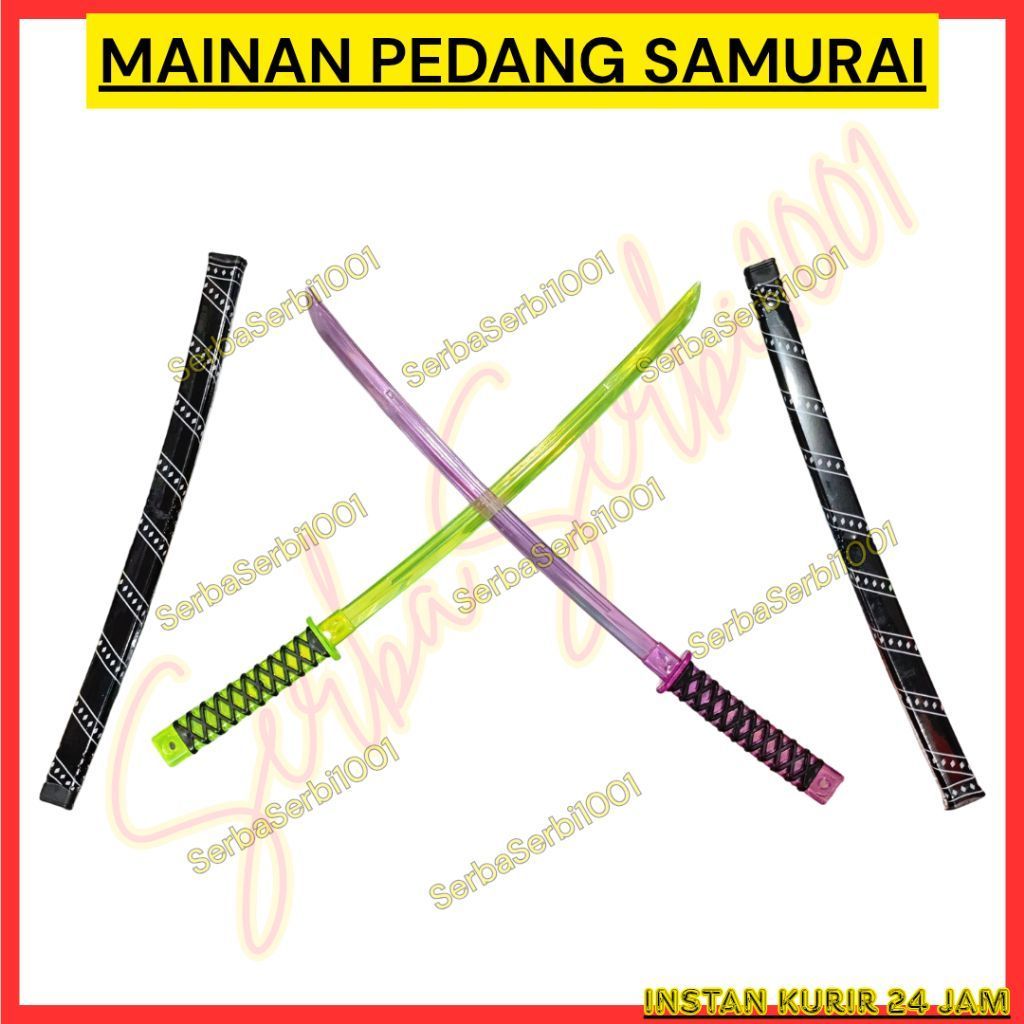 MAINAN PERAGA PEDANG KECIL / PEDANG MAINAN / PEDANG ANAK / SAMURAI MAINAN / MAINAN PEDANG SAMURAI KE