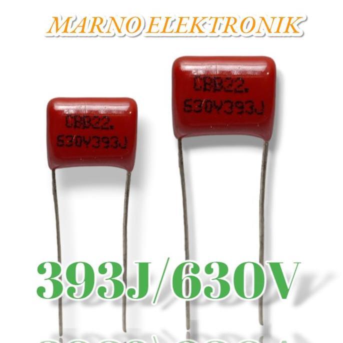 CAPASITOR MILAR 3N9 3,9N 39N 630V 393J 630KV 3NAN09 3 NANO 9 MILAR MRN99