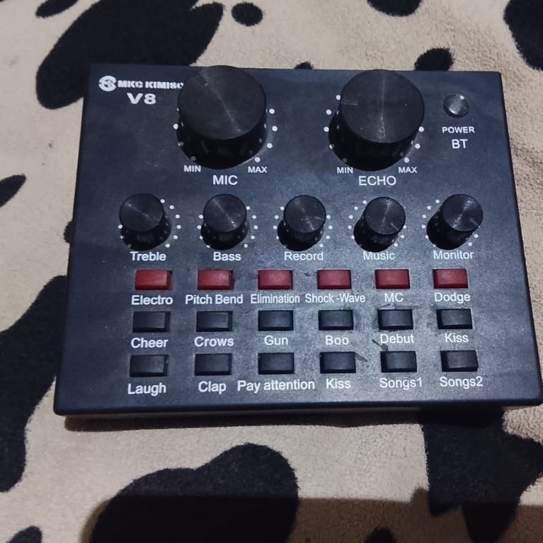 Soundcard V8 bekas USB Bluetooth Audio Mixer Murah