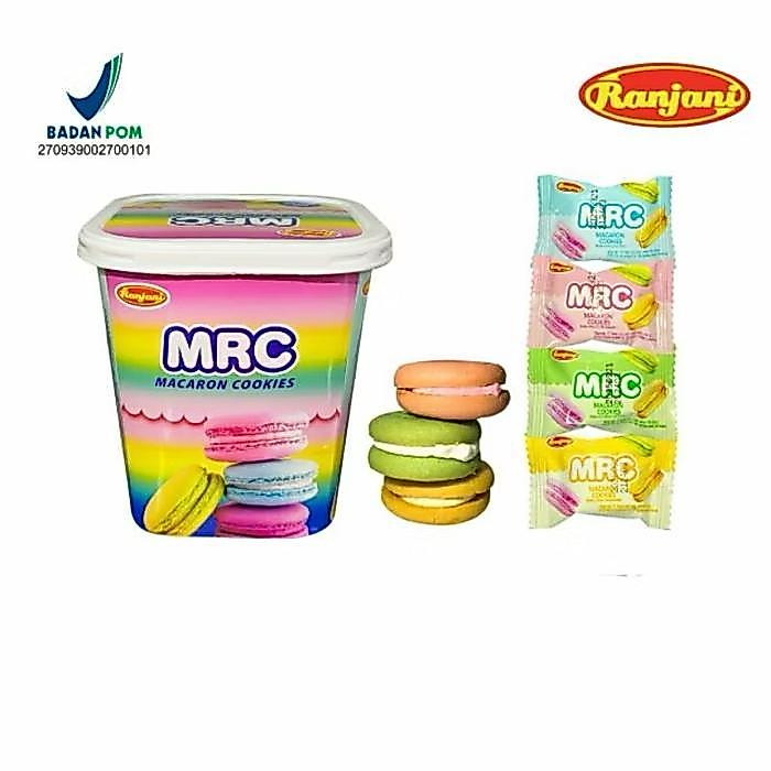 MRC MACARON COOKIES isi 20 Halal / snack macaron / cookies macaron / snack kekinian