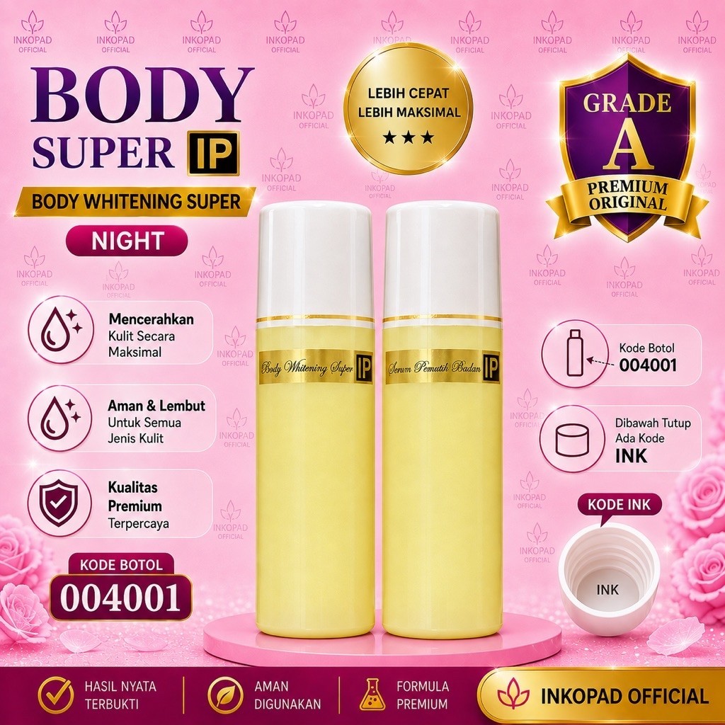 [ ORI INKOPAD ] SERUM IP / SERUM PEMUTIH BADAN IP KODE 004001