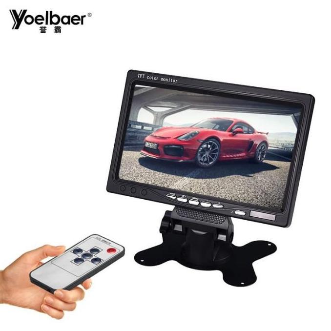 Promo Layar TV Mobil Yoelbaer Layar Monitor Mobil TFT LCD 7 Inch Diskon