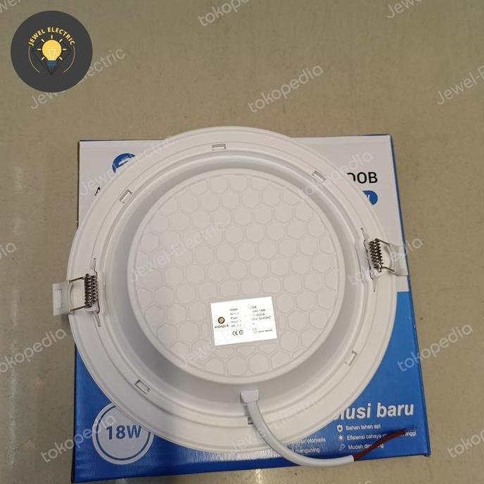 Lampu LED Panel Downlight DOB 18Watt Bulat Audalux ADX-8880-18W