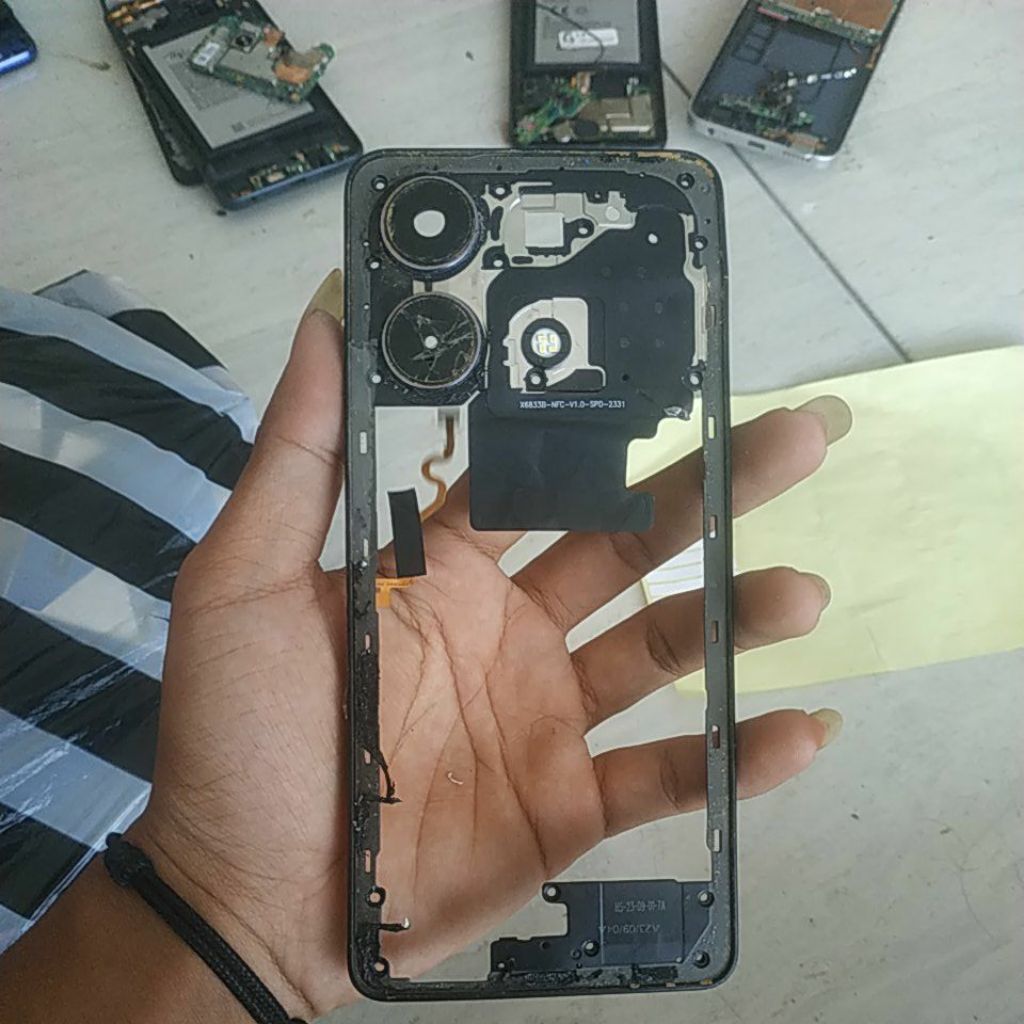 bazzel bekas infinix note 30 pro cek deskripsi