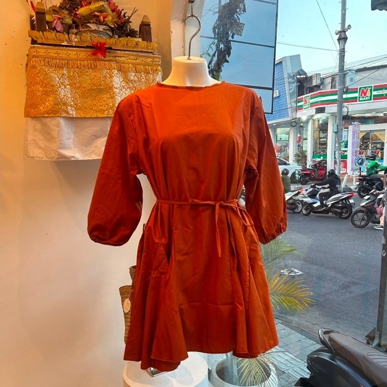 AIUNA - SAMANTHA DRESS COTTON