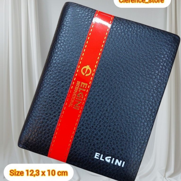 PROMO DOMPET PRIA KULIT ASLI PREMIUM - DOMPET ELGINI ORIGINAL 802