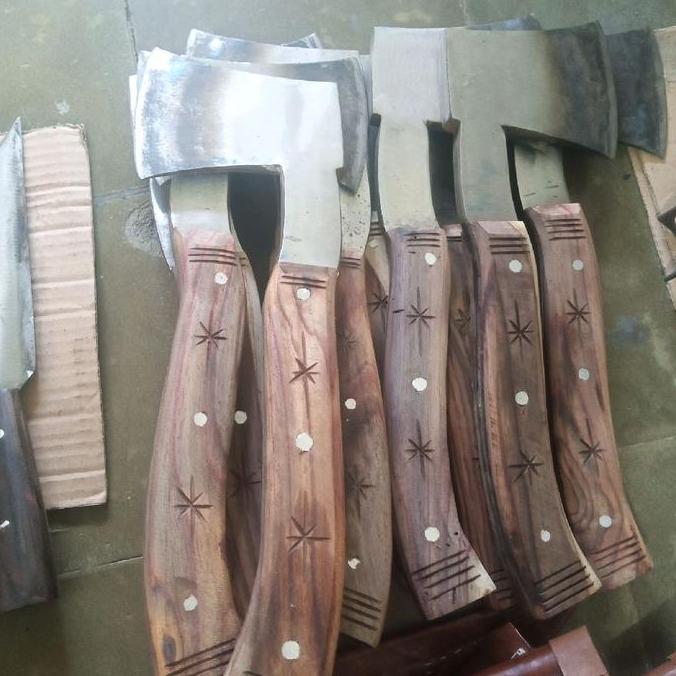 kapak kampak cacah tulang sapi Baja Per Asli Perkakas Juleha