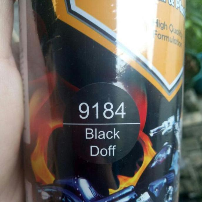 Indomoto- Pilok Pilox Diton Black Doff 9184 400Cc Hitam Doff Diton Hitam Doff