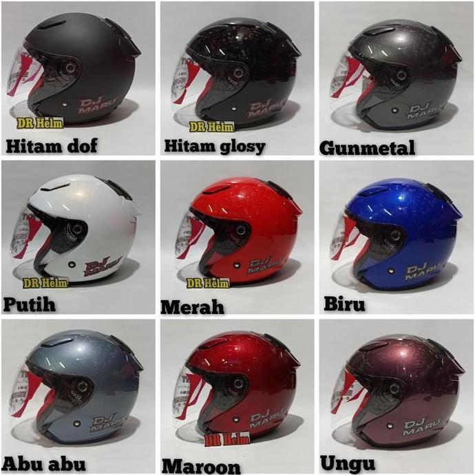 HELM KYT DJ MARU POLOS XL XXL