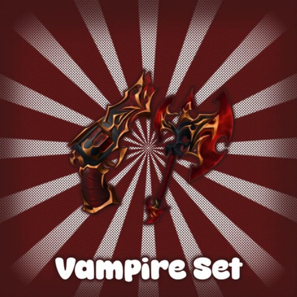Vampire Axe Set - Item Roblox Murder Mystery 2 - MM2 Roblox