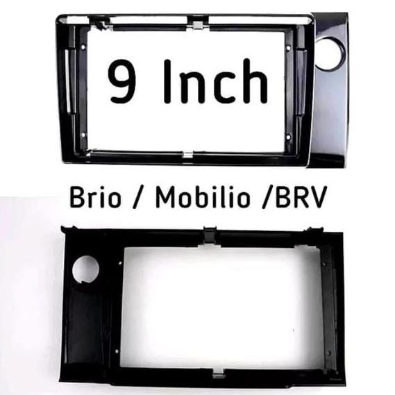 Promo Frame / Panel Head Unit Android Brio . Mobilio . BRV untuk head unit Android 9 inci Diskon