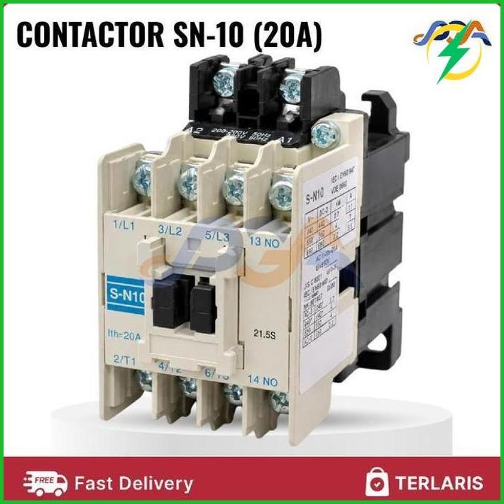 Contactor Sn-10 ( 20A ) / Kontaktor Sn-10 ( 20A ) Diskon